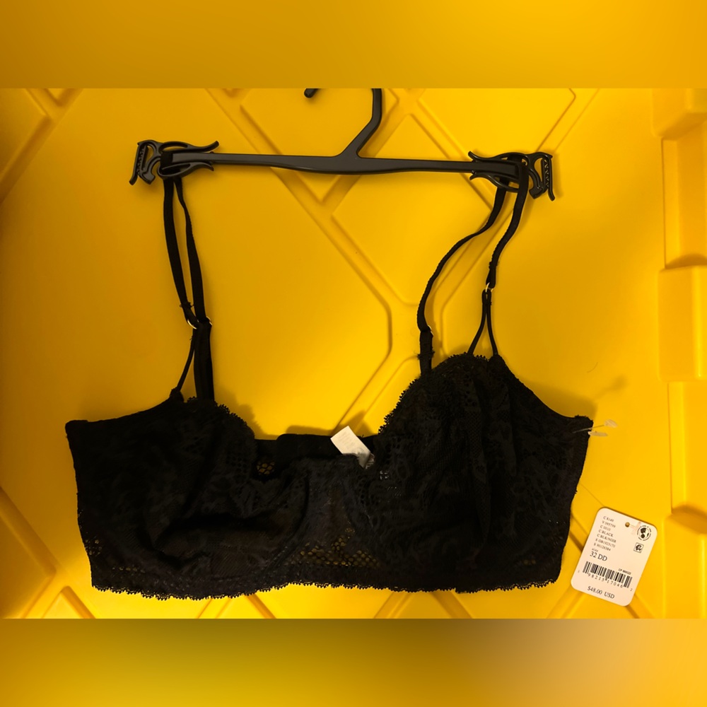 Free people Elegant Black Lace Bralette